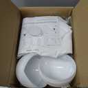 [Timer] Light Up Halloween Scary Ghost Decorations, Set of 2 DIY Spooky Crafts for Indoor Home Mantel Shelf & Tabletop Decor White