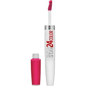 Maybelline Super Stay 24, 2-Step Liquid Lipstick Makeup, Long Lasting Highly Pigmented Color with Moisturizing Balm, Crisp Magenta, Neon Pink, 1 Count (0.08 Fl Oz (Pack of 1))