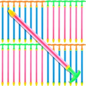 Libima 60 Pcs Crayon Water Gun Water Shooters Long Range Blasters Bulk Summer Toy Pool Toys for Summer Swimming Pool Outdoor Game Backyard Beach Party (19 Inch,Cool)