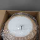 Pavloatu 20" Rattan Farmhouse Chandeliers for Dining Room, 5-Light Boho Rattan Chandelier Light Fixtures with Woven Wicker Lampshade, Rustic Pendant Lighting for Kitchen Island, Living Room