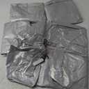 SYERAL RV Tire Covers Set of 4, Waterproof Anti-UV Snow Sun Rain Wheel Tire Protectors Covers for Trailer,Camper,RV,Truck,SUV (S(25''-27''), Silver