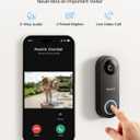REOLINK Video Doorbell WiFi Camera - Wired 2K Outdoor, 5G&2.4G WiFi, 4:3 Wide View Angle, Smart Detection, Local Storage, No Subscription Front Door Home Security, Customized Reolink Chime