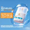 La Roche-Posay Anthelios UVAir Sunscreen Serum SPF 50 for Sensitive Skin, with Niacinamide, Hyaluronic Acid & Antioxidants, Hydrating Lightweight Sunscreen for Face, Fast-Absorbing, 1.7oz