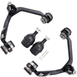 LCWRGS 4WD Front Upper Control Arms Compatible with 1997-2002 Ford Expedition, 1997-2003 F-150/ F-250, 1998-2002 Lincoln Navigator, with 2 Lower Ball Joints