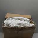 Martha Stewart White Goose King Size Feathers Down Fiber Comforter, 100% Cotton Duvet Insert King, Hotel Luxury Hypoallergenic Comforter 59oz Light Warmth 106 x 90 Inch