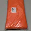 12 Pack Plastic Table Cloth Rectangle 54 x 108 inch Plastic Tablecloth Disposable Rectangle Leakproof for Parties, Picnic, Camping, Birthday, Weeding (Orange)