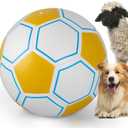 Bobbie & Laxi 18" Herding Ball for Dogs, Large Size for Australian Shepherd, Corgis, Water Resistant Dog Ball with Pump, Large Football for Training Activities & Playing for Kids, Goat Toys