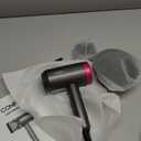 CONFU Ionic Blow Dryer 1600W, Portable Lightweight Fast Drying Negative Ion Hairdryer Blowdryer, 3 Heat Settings & Infinity Speed, with Diffuser and Concentrator Nozzle for Home & Travel (Grey)