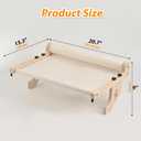 Cat Scratch Window Perch, Sturdy Cats Hammock for Window, Scratching Posts for Indoor Cats. Easy to Adjust Cat Bed for Windowsill, Bedside, Drawer and Cabinet. No Drilling Needed.