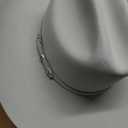 Stetson 6X Skyline Felt Cowboy Hat, Silver Grey, 7 1/4