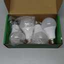 Briignite 4 Pack Grow Light Bulbs, LED White Bulb A19 Bulb, Full Spectrum Plant Bulbs E26 Base, 11W 100W Equivalent, for Indoor Plants, Seed Starting