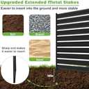 38" W x 42" H Air Conditioner Fence Screen, 3 Panels Metal Privacy Fence for Outside Unit, Pool Equipment Enclosure Trash Can Fence, No Dig Backyard Fencing for Outdoor, Black