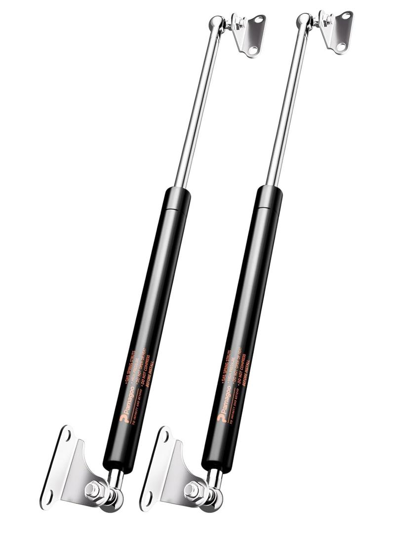 23 Inch 100 Lb Gas Lift Struts for Heavy Lid, Rv Storage Bed Lift Heavy Duty Shock, Gas Piston Lift Mechanism Gas Spring Kit with Mounting Brackets, Fit 80-110lbs Prop 2pack