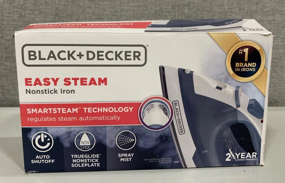 BLACK+DECKER IR40V Easy Steam Compact Iron - Blue/White