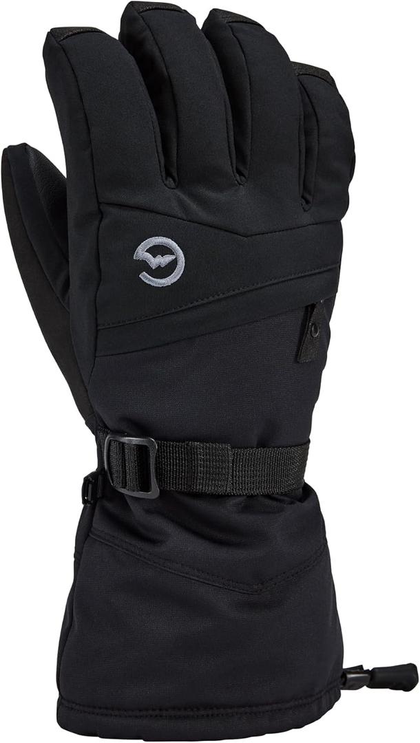 Gordini Men's Da Goose Gore-Tex Down Glove, Black, Medium