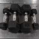 CAP Barbell Coated Dumbbell Weight | Multiple Options Pairs & Sets (50 lb - Set (5 lb x 2 & 20 lb x 2))