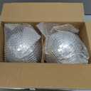 8-Inch Disco Ball 2-Pack Silver Hanging Mirror Ball with String, Reflective Disco Ball Decorations for Weddings, Birthdays, Classrooms, Home, DIY, Indoor & Outdoor Events