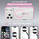 Magnetic for iPhone 17 Pro Max Case, Built-in Screen Protector