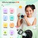 TIATUA Kids Instant Print Camera, Christmas Birthday Gifts for Girls and Boys, 1080P HD Video Digital Kids Camera with Print Paper & 32G Card, Toddler Toy for 3-14 Years Old (Green)