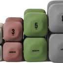 SafeGrip Dumbbells, Anti-Slip, Anti-Roll, Thick Handles, Free Weights, Square Dumbbells for Secure Workouts at Home, Weightlifting, and Personal Training