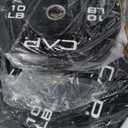 CAP Barbell Rubber Olympic Bumper Plate | Multiple Options/Colors (10lbs - Pair)