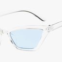 FYTUP Small Frame Jelly Color Cat Eye Sunglasses Women Men UV400 For Outdoor Sports Running And Riding