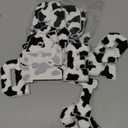 36 Pcs Self Adhesive Chenille Letter & Number Patches - Cow Print, Glitter Alphabet & Varsity Patch Sticker Badges for Clothes & Bags