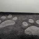 Buganda Dog Door Mat for Muddy Paws, Absorbent Dirt Trapper Washable Indoor Doormats, Non Slip Low-Profile Mud Mat for Dogs, Front Entrance Doormat for Inside Floor (48x30 Inches, Dark Grey)