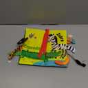 beiens Baby Books Toys, Touch and Feel Crinkle Cloth Book for Infant Baby 0-3-6-12-18 Months, Early Development Interactive Stroller Soft Toys, Newborn Gifts for Boys Girls