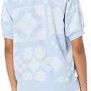 PJ Salvage Women's Loungewear Bandanarama Short Sleeve T-Shirt (Blue, XS)