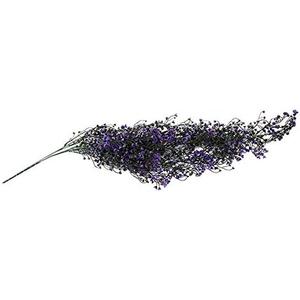Sunnyskar Flower 1pc 80 Cm Home Artificial Rattans Decorative Flowers Wall Mounted Plant Plastic Wicke Plant Wedding Vine Fake Greenery - (Color: Pruple; Size: 2pcs)
