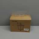 Solar Wall Lantern Outdoor, 2 Pack Hanging Solar Lights with 4 Solar Panels, Anti-Rust Waterproof Hanging Solar Lanterns, Decorative for Porch Fence Garden Warm White