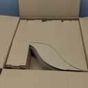 Geyee 50 Pcs Cardboard Magazine Holder Magazine File Holder Magazine Storage Box Document Magazine File Organizer with 50 Pcs Labels for School Office Home Supplies, Brown