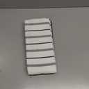 KitchenAid Albany Kitchen Towel 4-Pack Set, Charcoal Grey/White, 16"x26"