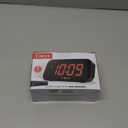 Timex T231G AM/FM Dual Alarm Clock Radio with 1.2-Inch Display and Line-in Jack (Gunmetal) (Black)