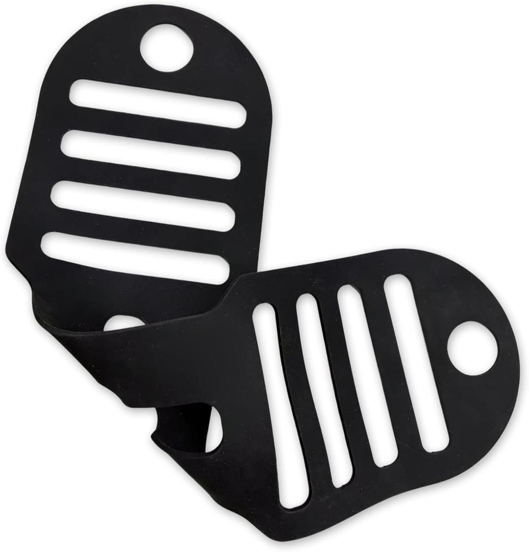 2 x Silicone Lid Lock Strap for Crockpot Slow Cooker (6/7/8 Quart) - Universal Lid Holder & Rubber Band Fastener | Heat-Resistant, No-Spill Design Transport Accessories (Black)