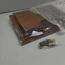 Mail Organizer Countertop, Wooden Mail Holder,4 Slot Letter Holder for Desktop, Vintage Desk Organizer for Fill, Bill