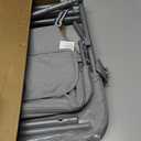 Baby Changing Table with Wheels, Maydolly Portable Adjustable Height Folding Diaper Station with Nursery Organizer & Storage Rack for Newborn Baby and Infant (Light Grey)