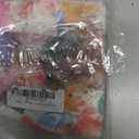 Scrub Cap for Women and Men, Ponytail Scrub Caps, Working Hat, Head Cover with Ribbon Ties and Buttons, Long Hair