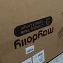 Baby Changing Table with Wheels, Maydolly Portable Adjustable Height Folding Diaper Station with Nursery Organizer & Storage Rack for Newborn Baby and Infant (Light Grey)