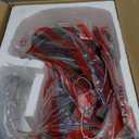 Replacement Driver Left Side Door Towing Mirror Power and Heated with Signal Light and BLIS Textured and Chrome Back Cover For Ford F-150 F-250 F-350 F-450 F-550 Super Duty from 2015 to 2020