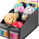 Masirs Back Seat Car Organizer, Neatly Organize Items While Traveling, Folds Flat for Easy Trunk Storage