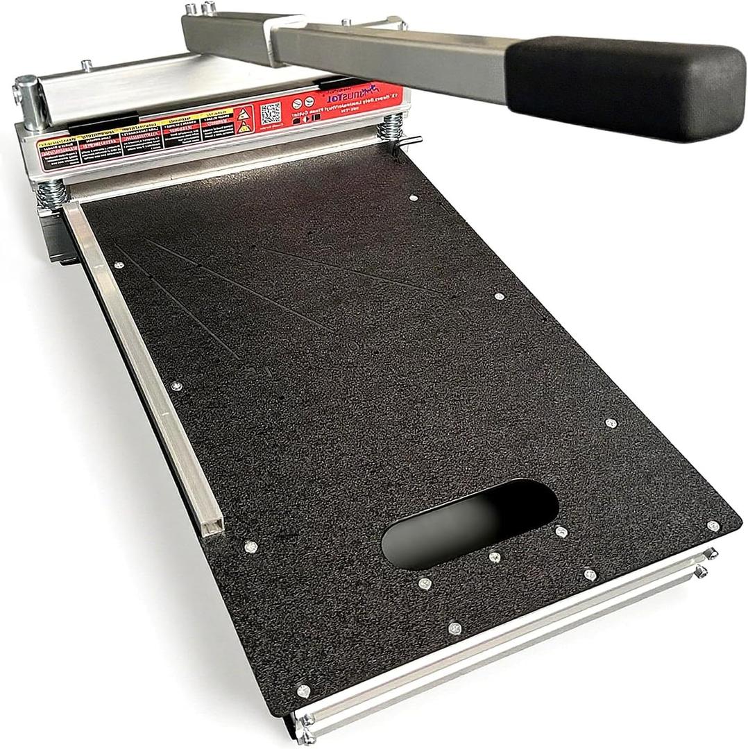 Heavy Duty Laminate/Vinyl Plank Cutter 13"; Instant 15/30/45 Angles to Cut Laminate, All Vinyl Planks, Engineer Wood, Siding & More in Just 1 Step; Super Cost-effective for Thanksgiving