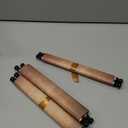 3Pcs Blank Scroll Paper with Wood Rods 7x15-3/4Inch Blank Old Paper Scrolls to Write on Long Vintage Wedding Joke Watercolor Parchment for Christmas Renaissance Writing Drawing Wedding Vows Invitation