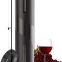 COKUNST Electric Wine Opener, Battery Operated Wine Bottle Openers with Foil Cutter, One-click Button Corkscrew Remover for Home Kitchen Party Wedding