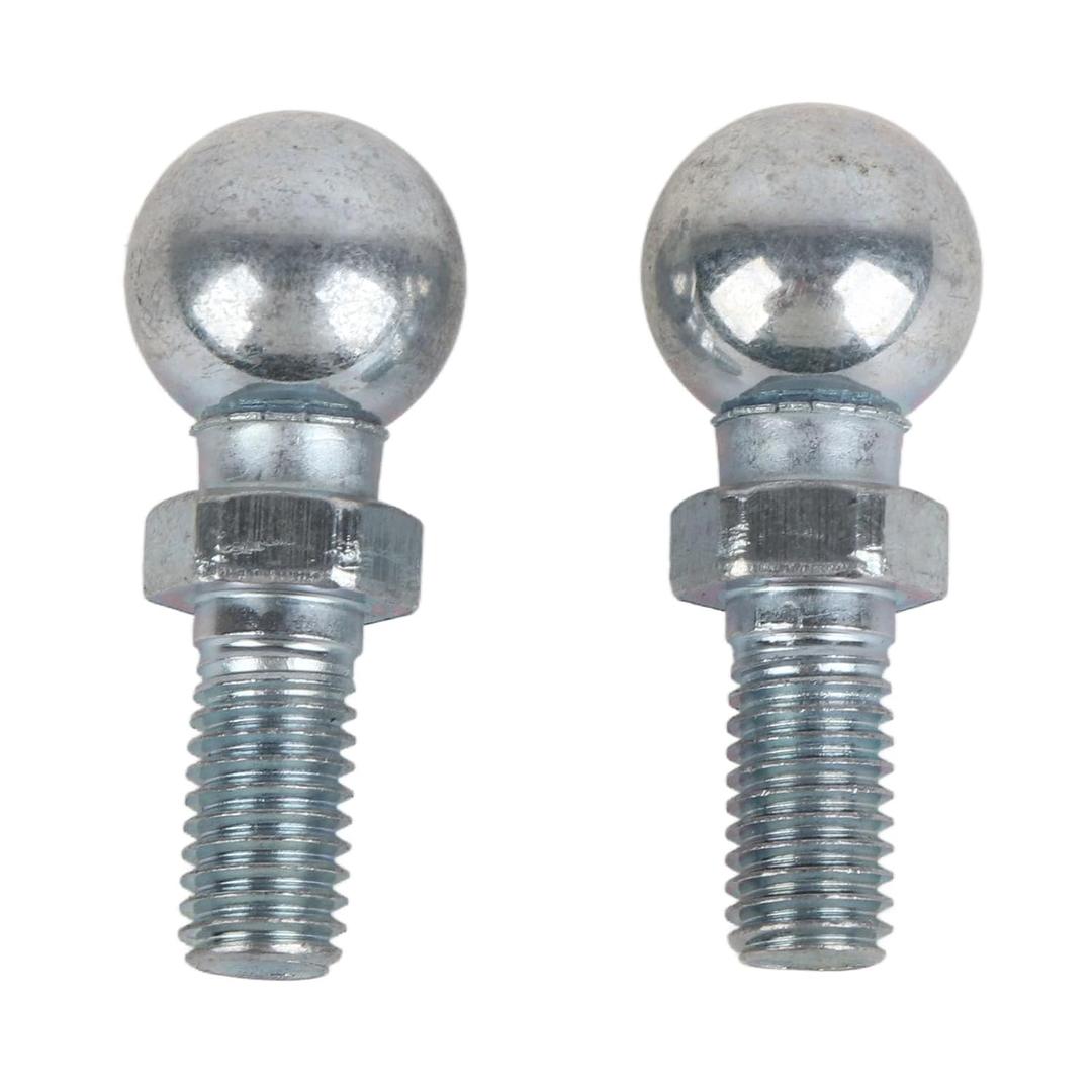 Ball Stud Bolt, M8 for Gas Struts Ball Ended Bonnet Hood Lift Support Iron Replacement Stud Fastener Wear Resistant Rustproof 2 Pcs Direct Fit OEM Standard