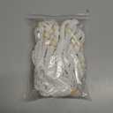 Macrame Plant Hanger Set of 2, 35 Inch Indoor Hanging Planter with 4 Hooks, Macrame Plant Hangers for Pots, No Tassels Boho Home Decor, Ivory (Pots Not Included)