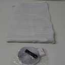 Flux Phenom Magnetic Screen Door Mesh 38x82 Inch  Easy Install, Strong Magnet Strength, Self-Sealing Mesh, Pet Tested, Hands-Free Entry, Door Screen Magnetic Closure, Keeps Bugs Out - White