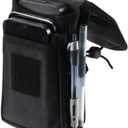 Large Smartphone Pouch, Phone Belt Pouch,Tactical Phone Holster, Multi-Purpose Tool Holder, Tactical Carrying Case Card Holder, Belt Loop Men’s Waist Pocket for Hiking, Camping