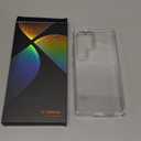 TORRAS for Samsung Galaxy S23 Ultra Case Clear with Kickstand Never Yellowing, [3-Way Built-in Kickstand] [10FT MIL-Grade Shockproof] Slim Clear Case for Samsung S23 Phone Ultra Case, Diamond Clear